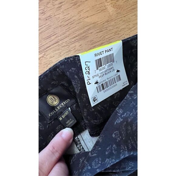 JM Collection Womens Bandleader Pull-On Pants Deep Black Size M Short NWT P1-227 - Picture 5 of 11
